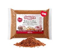 dekora - Dekocrunchies Caramel 1 kg, Sprinkles croustillants au goût intense, Décors sucrés, Topping pâtisserie, Perles comestibles pour décoration de gâteaux, biscuits, donuts et génoises