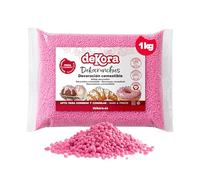 dekora - Dekocrunchies Fraise 1 kg, Sprinkles croustillants au goût intense, Décors sucrés, Topping pâtisserie, Perles comestibles pour décoration de gâteaux, biscuits, donuts et génoises