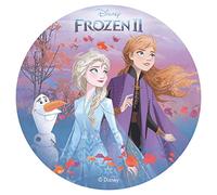 Dekora Design Disque en azyme La Reine des Neiges 2 — Anna, Elsa et Olaf — 20 cm