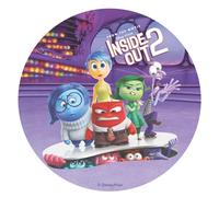 Dekora, Disque Azyme Vice-Versa, Décoration Comestible pour Gâteau d'Anniversaire, Rond Cake Topper 20 CM