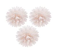 dekora - Fleurs Comestibles Blanches en Azyme Ø 4,5 cm - 12 Pièces - Sans Gluten, Sans Lactose - Décoration Comestible pour Gâteaux, Cupcakes, Mariage, Anniversaire