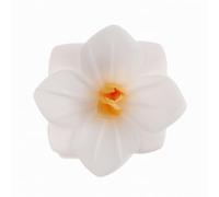 dekora - Fleurs Comestibles pour Gâteau, 18 Gaufrettes Camélias blanches, 4 cm, sans sucre, sans gluten, sans lactose, Décoration Gâteau pour Anniversaire, Mariage, Baptême, Gender Reveal, Baby Shower