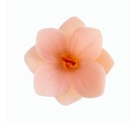 dekora - Fleurs Comestibles pour Gâteau, 18 Gaufrettes Camélias saumon, 4 cm, sans sucre, sans gluten, sans lactose, Décoration Gâteau pour Anniversaire, Mariage, Baptême, Gender Reveal, Baby Shower