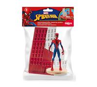Dekora, Kit Anniversaire Spiderman, Décoration pour Gâteau d'Enfant, Marvel Figurine 3 Pièces, Cake en Cupcake Décoration pour Fête des Enfants D'anniversaire Party