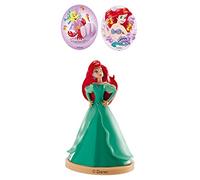 Dekora - Kit de Décorations de Gâteau Ariel la Petite Sirène, Taille Approximative 8,5 Centimètres, Licence Disney, Décorations de Gâteau d'Anniversaire
