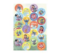 Dekora, Mini Disques d'Azyme Stitch, Décorations Comestibles pour Cupcakes, Biscuits et Muffins, Goûters et Fêtes d'Enfants, Disques de 3,4 CM