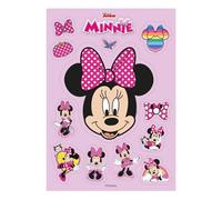 Dekora, Minnie Mouse Topper Azyme Découpée, Décoration Comestible pour Gâteau d'Anniversaire, Cupcakes ou Biscuits, Anniversaire à Thème pour Enfants, A5