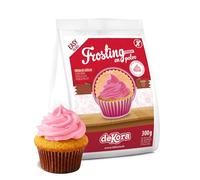 Dekora Glaçage pour Cupcake à la Fraise en Poudre pour Décorer des Gâteaux/Biscuits/Cupcakes 300 g