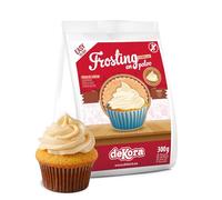 Dekora - Glaçage pour Gateau à la Vanille en Poudre pour Décorer des gâteaux, biscuits ou cupcakes - 300 Grammes