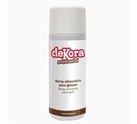 Dekora Professional Spray alimentaire vernis brillant 300ML, Blanche