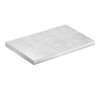 dekora - Semelle Gateau Rectangle | Support Gateau Rectangulaire - 30 x 25 cm Multicolore 540273, Argentée