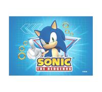 Dekora, Sonic, Azyme Comestible, Décoration pour Gâteaux d'Anniversaire d'Enfants, A5