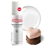 dekora - Spray nappage brillant effet miroir pour entremets et mousses (surgelés), doux, ne tache pas, finition propre sans coulures, 280 g