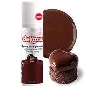 dekora - Spray nappage brillant effet miroir pour entremets et mousses (surgelés), doux, ne tache pas, finition propre sans coulures, 280 g