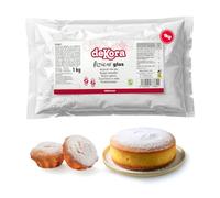 dekora - Sucre Glace 1 kg pour Pâtisserie, Glaçages et Crème au Beurre | Texture fine; convient aux végétariens, sans gluten, sans lactose et sans protéines de lait.