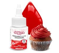 dekora - Super Colors Colorant Alimentaire Liposoluble Concentré Rouge | Spécial Chocolat et Préparations Grasses | Dosage Précis | 30 ml