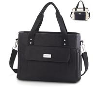 DEKORD Sac Isotherme Repas Grande Capacité 17L, Boîte à Lunch Étanche pour le Travail ou le Pique-Nique, avec Compartiment Principal et Poches Multiples, Léger, Résistant, Facile à Nettoyer (Noir)