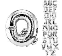DekoRex Ballon Argent 40cm Ballon Anniversaire Mariage Déco (lettre Q)