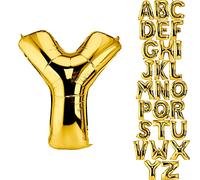 DekoRex ballon en feuille or 100cm ballon anniversaire mariage (lettre Y)