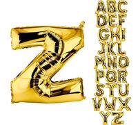 DekoRex ballon en feuille or 82cm ballon anniversaire mariage (lettre Z)