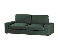 Dekoria Housse de Canapé de Remplacement Kivik 3 places Non Désactivé Couverture Kivik Chenille Vert Forêt