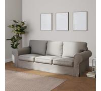 Dekoria Housse de rechange pour canapé-lit Ektorp 3 places - Ancien modèle - Housse de canapé compatible avec le modèle Ektorp - Gris