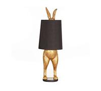 Dekoria Lampe Rabbit Doré 117 cm 40 × 40 × 117 cm