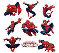 Dekosh Lot d'autocollants Spiderman pour chambre d'enfant - Décollez et collez - Décoration de fête Ultimate Spider-Man