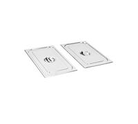 Deksels 2 st voor GN 1/1 schalen roestvrij staal50884