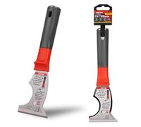 DEKTON Couteau multifonction 6 en 1 60 mm, 1,8 mm - Lame en acier inoxydable avec poignée ergonomique en caoutchouc pour remplir les fissures, gratter le papier peint, réparer les trous et les tâches