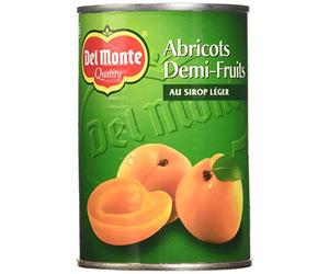 Del Monte Abricots Demi-Fruits au Sirop Léger 420 g