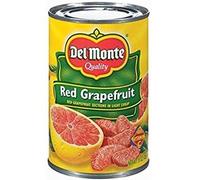 Del Monte Lot de 3 boîtes de sirop clair de pamplemousse rouge 425 g