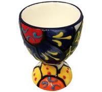 DEL RIO SALADO Petit Coquetier multicolore en céramique - H. 6 cm x D. 5cm MULTICOLORE G