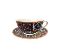 RIO SALADO Tasse à café et sous tasse mosaïque - En Céramique - Dimensions tasse : H. 5,5 x D. 11.5 cm