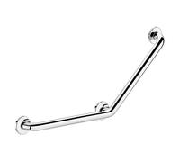 Delabie 5082P Barre d'appui coudée 135° Ø 32 400x400 mm INOX 304 Poli Brillant, Autre