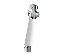 Delabie Douchette à bouton poussoir M1/2" avec jet non-ascendant Blanc 150 mm 434182