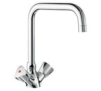 Delabie Mélangeur monotrou sur table G66452 – bec 200 x 200 mm