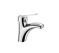 Delabie - Mitigeur mécanique de lavabo sortie BIOSAFE sans tirette manette pleine Laiton chromé