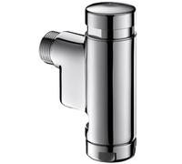 Delabie - Robinet temporise TEMPOFLUX 20x27 a bouton amorceur pour WC corps en laiton chrome avec robinet d arret integre Ref 761001