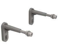 Delabie TEMPOFIX 3 Kit de fixations supérieures pour bâti-support WC Chromé 85 x 165 mm 578MUR