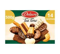 DELACRE Assortiment de biscuits pour l’heure du thé 500 g