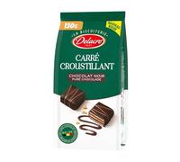 DELACRE - Biscuits carré croustillant | Onctueux et croquant | Idéal pour le goûter | le paquet de 130g | LOT DE 4
