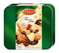 Delacre Gâteaux assortiment Tea Time – Boîte métal 1 kg