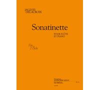 Delacroix: sonatinette (fin cycle 2) (4'45'') pour flute et piano