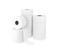 DELAISY KARGO Papier Toilette - Rouleaux de Papier hygiénique Mini Jumbo 2 plis - 170 m - 12 Rouleaux - Pure Ouate Blanc