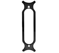 Delaman Anneau de micro en fer pour guitare électronique à bobine unique, cadre de micro accory, argenté, support de micro de guitare, compatible avec guitares électriques