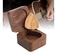 Delaman Boîte de rangement en bois pour médiators de guitare, boîte de rangement pour pièces de guitare, cadeau musical idéal, design compact pour un rangement facile, multicolore, 60_x_180_cm