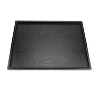 Delaman Plateau à Thé Bonne Stabilité, Plateau De Petit-Déjeuner 40 X 30 Cm Rectangle Thé en Bois Massif Café Repas Alimentaires