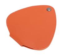 Delaman Pochette de rangement pour médiators de guitare, pochette de rangement imperméable en cuir de grande capacité pour médiators de guitare, organisateur pour un usage domestique, marron,