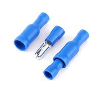 delaman® Set de cosses Connecteurs 970.0300 Coffret MPD (FRD) 1.25-156 électrique pour usine Laboratoire, 50 pcs, bleu